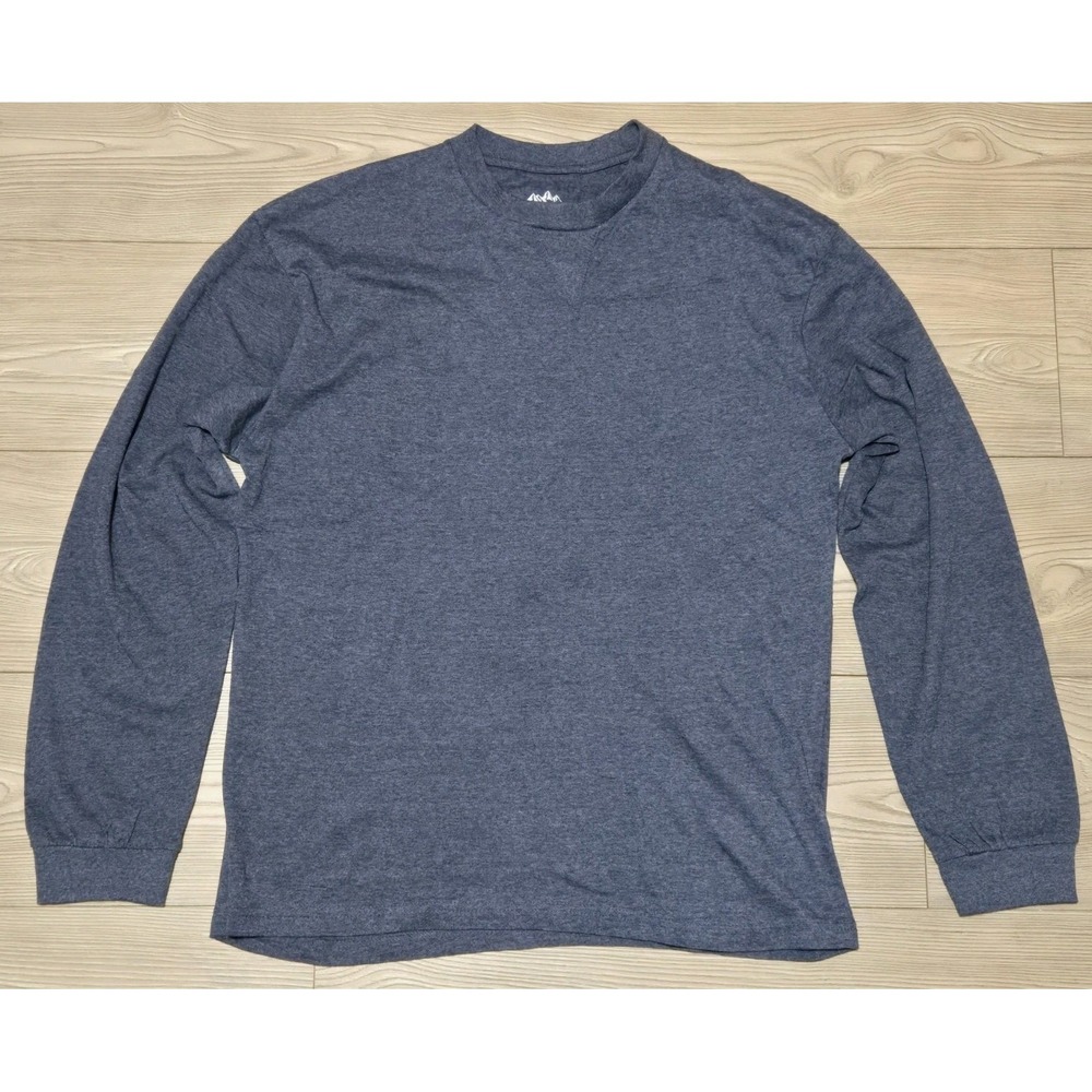 Jackson Hole Long Sleeve Shirt Men's 2XL Navy Blue Wyoming